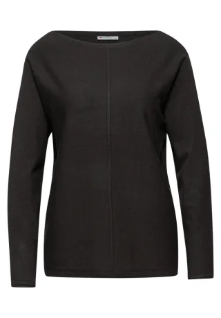 Street One - Basic Dolman Pullover braun - Gr. - 38