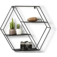 Mascot Regal LIFA LIVING Wandregal Marbella Metall 3 Etagen Hängeregal 58x11x51 cm, 1-tlg.