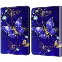 Wigento Tablet-Hülle Für Samsung Galaxy Tab S10 Plus / S9 Plus FE Kunstleder Tasche
