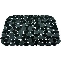 Sanixa Edelstahlspüle Spülbecken-Schutz Schutz vor Kratzern Schutzmatte Spülmatte, rechteckig, (Kratzschutz schwarz), Spülbecken-Einlage schwarz Kunststoff Eckig 40 x 30 cm Abtropfmatte