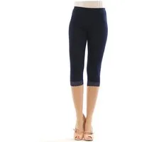 SYS 3/4-Leggings Capri 3/4 Leggings Spitze Leggins hauteng Damen