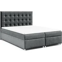 Best for Home Boxspringbett mit Stauraum Trinity K-9 Bonellfederkern inkl. 5 cm Topper (Boxspringbett-Set, 5-St., 140x200 160x200 180x200 200x200 cm), Ergonomischer Schlafkomfort, großzügiger Stauraum, modernes Design