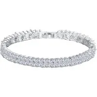 ROUGEMONT Tennisarmband Funkelndes Zirkonia Damen Armband Tennisarmband 17cm oder 19cm, Diamantähnliche Strahlkraft & elegantes Design
