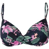 Brunotti Bügel-Bikini-Top Stefana-Tropicana Women Bikini Top CLUB TROPICANA AQUA INDIGO BLUE
