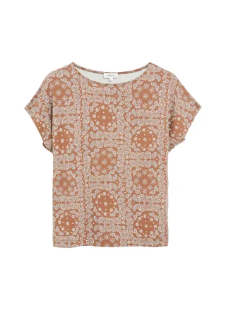 s.Oliver - T-Shirt braun - Gr. - 34