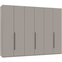Wimex Drehtürenschrank Kleiderschrank London, in den Breiten 180cm, 225cm oder 270cm (mit verschiedenen Griffen in goldfarben, silberfarben oder schwarz) wahlweise mit Basic- oder Premium-Ausstattung erhältlich