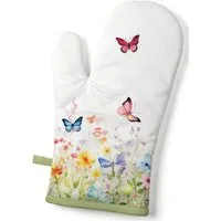 Ambiente® Topfhandschuhe Butterflies in field, (1-tlg., 1-teilig), Ofenhandschuh wattiert Größe: ca.18x30cm
