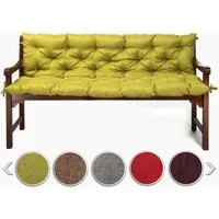 sunnypillow Bankauflage Bankauflage Stuhlkissen viele Farben und Größen zur Auswahl, 150x50x50cm grün