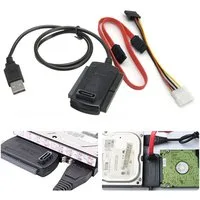 Bolwins B45 3in1 USB 2.0 auf IDE / SATA Kabel Adapter für Festplatte Laufwerk USB-Kabel, USB Typ A, IDE / SATA (50 cm), USB 2.0 auf IDE / SATA für Festplatte