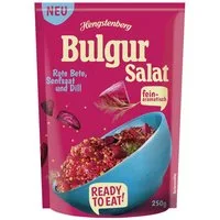Hengstenberg Fertiggericht, Hengstenberg Bulgur Salat mit Rote-Bete Senfsaat Dill Packung 250g