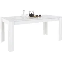 Home affaire Esstisch Prisma 180x90 cm, Esszimmertisch, ausziehbar, erweiterbar auf 228 cm, rechteckig,Tischplatte Stärke 22 mm u. mit elegantem Siebdruck