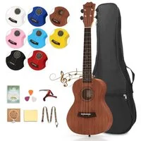 NAIMP Ukulele Kleine Gitarre 23 Zoll Konzert Ukulele Set