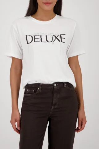 monari - T-Shirt mit Schmuckdetails off-white - Gr. - 40
