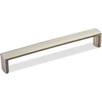 SO-TECH® Möbelgriff Bügelgriff LASSE BA 128 - 160 mm, inkl. Schrauben (1-St), BA 160 mm Edelstahloptik von SCHÜCO ALU COMPETENCE