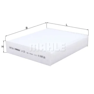 Mahle Innenraumfilter Mitsubishi Colt Smart Forfour Roadster LA251