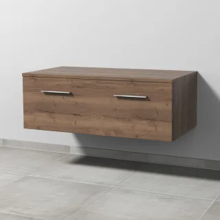 Sanipa Solitärschrank 2morrow (G2236) 340x1000x520 Eiche-Tabak G223650