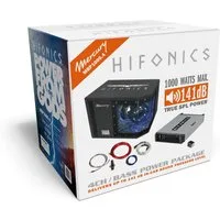 Hifonics 141dB Hifonics Komplettset MERCURY MBP1000.4 4CH BASS POWER PACKAGE Endverstärker