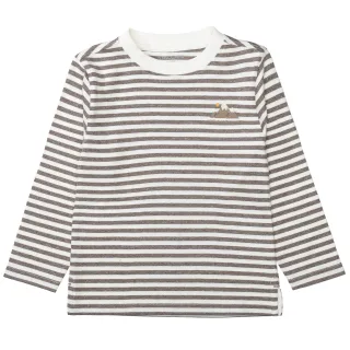 STACCATO - Kn.-Shirt, Streifen mokka str. - Gr. - 98