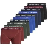 Jack & Jones Boxershorts JACFLOWER Microfiber mit Logobund, Blumenprint und Stretchkomfort (Packung, 10-St., 10er-Pack) eng anliegend, Microfaser, schnelltrocknend