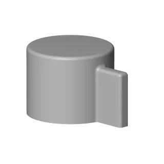 Dornbracht Griff für Brausegarnitur Ersatzteile 092098003 D. 31 x 25 mm Chrom 092098003-00