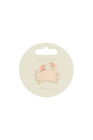 Leevje Brosche Crab