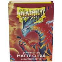 Arcane Tinmen Sammelkarte 60 Japanese Size Matte Clear Outer Sleeves - Clear Cosmere