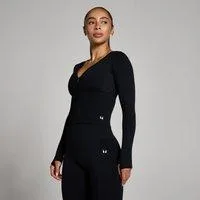 MP Damen Tempo Nahtlos Verkürzte Jacke - Schwarz - L