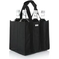 Vaily Flaschenkorb Flaschentasche mit 6 Fächern für max. 1,5 Liter Flaschen