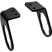 ZIEGER Kennzeichenhalter Blinkerhalter kompatibel mit Kawasaki Originalblinker schwarz 1 Paar