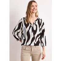 STREET ONE 3/4-Arm-Shirt mit Strukturmix