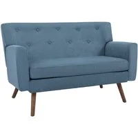 CLP Sofa Kioni, Cordbezug, Kautschukholz, bis 240 kg belastbar