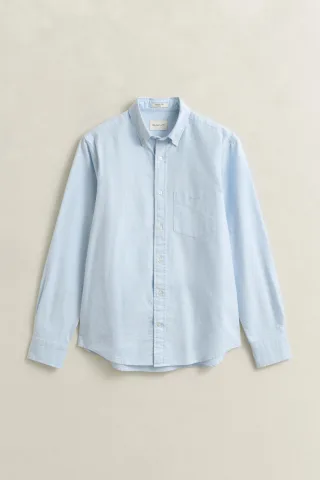 GANT - Dobby Classic Oxford-Hemd sky blue - Gr. - S