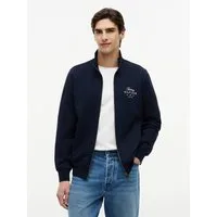 Tommy Hilfiger Sweatjacke SCRIPT STACK FZ STAND COLLAR