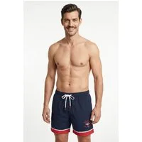 Joop Jeans Badeshorts Easy Summer mit bedruckter Optik, aus Polyester in Microfaser-Qualität