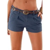 LASCANA Shorts aus elastischer, sommerlicher Baumwollware mit Taschen, kurze Hose, Freizeitlook, Sommerhose