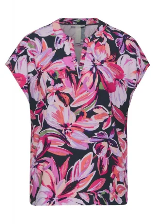 Street One - Florales Blusentop pink - Gr. - 34