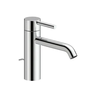 Herzbach DEEP Waschtischmischer M-Size 150mm mit Zugstangen-Ablaufgarnitur Chrom, 18.023710.2.01 18.023710.2.01