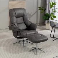Duo Collection TV-Sessel Burnaby, mit Hocker und Relaxfunktion, 360 Grad drehbar