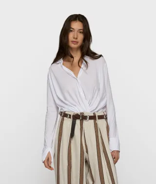 10DAYS - wrap blouse white - Gr. - XS