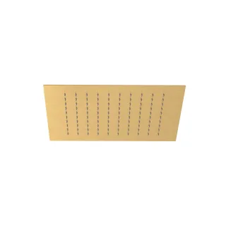 KLUDI-ASANA 340 x 340 mm Kopfbrause mit Sommerregen Brause Gold PVD 69400N0-00