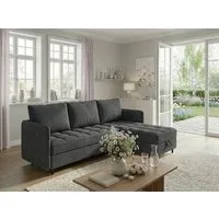 Dorel Home Ecksofa LINDHUS, Cord, L-Form, Breite 194cm, verschiedene Stellvarianten, Recamiere, Stauraum, Modulsofa