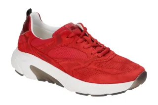 Gabor 66.936.38 ROLLINGSOFT Damen Sneakers Rot Fire Sportliche Halbschuhe