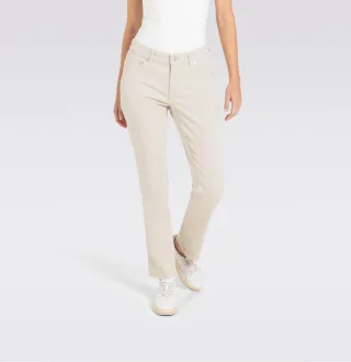 MAC - MAC JEANS - MELANIE, Light authentic denim beige - Gr. - 34