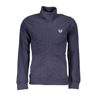 Gianmarco Venturi Blauer Baumwoll-Herrenpullover