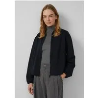 s.Oliver Sweatjacke Sweatshirt Jacke Sweat-Blouson mit Gummibündchen