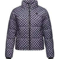 Ragwear Winterjacke Serah Print wasserdichte Winter Steppjacke mit Hahnentritt Muster