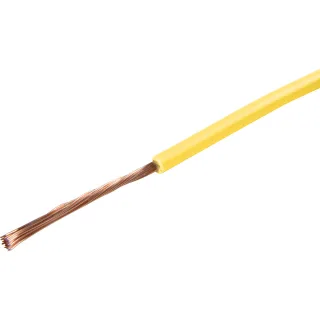 HERTH&BUSS Kabel, FLY, 1x 0,75mm², 50m gelb - 51275106002