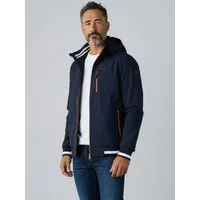 Dry Fashion Funktionsjacke Hamburg Herren Funktions-Blouson Innenfutter - Übergangsjacke Outdoor Atmungsaktiv, Wind- & wasserabweisend, 2-Wege-Reißverschluss, Kapuze