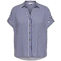 ONLY CARMAKOMA Kurzarmbluse CARYASMIN SHIRT S/S WVN NOOS