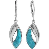 Firetti Paar Ohrhänger Schmuck Geschenk Silber 925 Ohrschmuck Patentbrisur Edelstein, mit Türkis